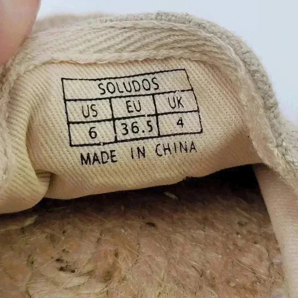 Soludos x Jason Polan Platform Espadrille Panda Flats - 6 - Picture 8 of 10